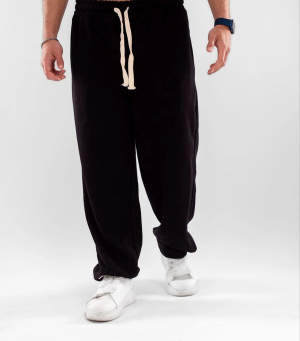 Black Straight Fit Unisex SweetPants