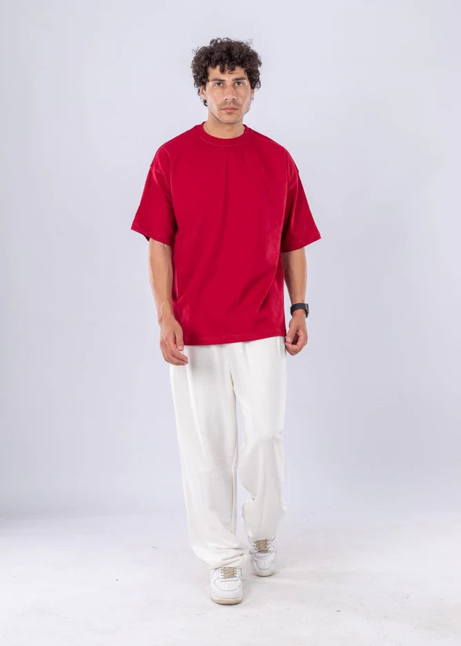 Burgundy Oversized Unisex T-shirt